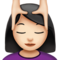 Mulher Recebendo Massagem Facial: Tom de Pele Claro