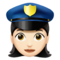 Policial Mulher: Tom de Pele Claro