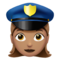 Policial Mulher: Tom de Pele Médio