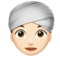 Mulher Com Turbante: Tom de Pele Claro