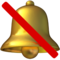 Bell with Slash