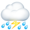 Cloud with Lightning and Rain