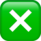 Cross Mark Button