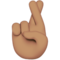 Crossed Fingers: Medium Skin Tone