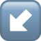 Down-Left Arrow