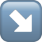 Down-Right Arrow