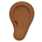 Ear: Medium-Dark Skin Tone