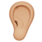 Ear: Medium-Light Skin Tone
