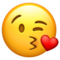Face Blowing a Kiss