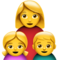 Family: Woman, Girl, Boy