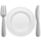 Fork and Knife with Plate