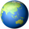 Globe Showing Asia-Australia
