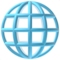 Globe with Meridians