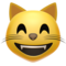 Grinning Cat with Smiling Eyes