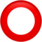 Hollow Red Circle