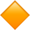 Large Orange Diamond