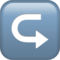 Left Arrow Curving Right