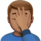 Man Facepalming: Medium Skin Tone