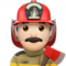 Man Firefighter: Light Skin Tone
