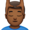 Man Getting Massage: Medium-Dark Skin Tone