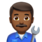 Man Mechanic: Medium-Dark Skin Tone