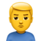 Man Pouting