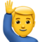 Man Raising Hand