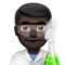 Man Scientist: Dark Skin Tone