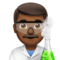 Man Scientist: Medium-Dark Skin Tone