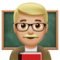 Man Teacher: Medium-Light Skin Tone