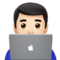 Man Technologist: Light Skin Tone
