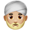 Man Wearing Turban: Medium-Light Skin Tone