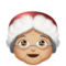Mrs. Claus: Medium-Light Skin Tone