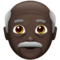 Old Man: Dark Skin Tone