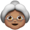 Old Woman: Medium Skin Tone
