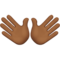 Open Hands: Medium-Dark Skin Tone