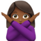 Person Gesturing No: Medium-Dark Skin Tone