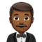 Person in Tuxedo: Medium-Dark Skin Tone