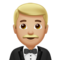 Person in Tuxedo: Medium-Light Skin Tone