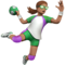 Person Playing Handball: Medium Skin Tone