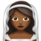 Person with Veil: Medium-Dark Skin Tone