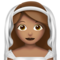 Person with Veil: Medium Skin Tone