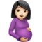 Pregnant Woman: Light Skin Tone