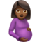 Pregnant Woman: Medium-Dark Skin Tone