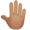 Raised Back of Hand: Medium Skin Tone