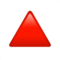 Red Triangle Pointed Up