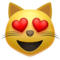 Smiling Cat with Heart-Eyes