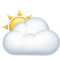 Sun Behind Large Cloud
