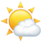 Sun Behind Small Cloud