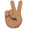 Victory Hand: Medium Skin Tone